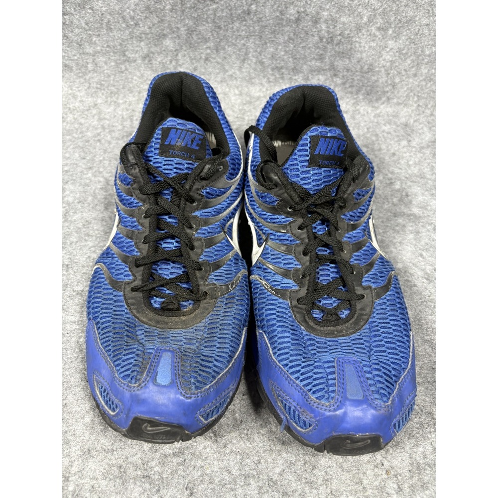 Nike Air Torch 4 Running Shoes 12 Cobalt Blue Black Mesh Max Air Cushioning